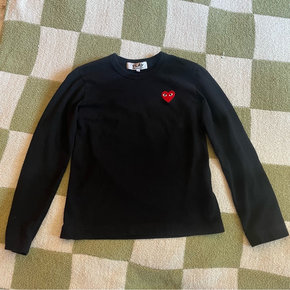 Comme des Garçons PLAY Black Crew Neck